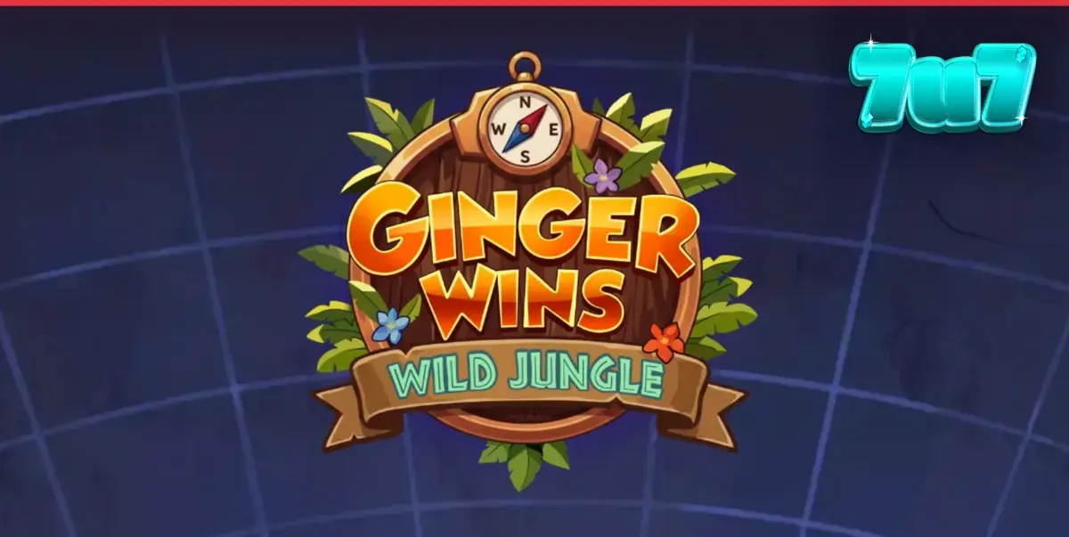 Ginger Wins Wild Jungle স্লট গেমের একটি দৃশ্য যেখানে জঙ্গল এবং রঙিন প্রতীক দেখা যাচ্ছে।